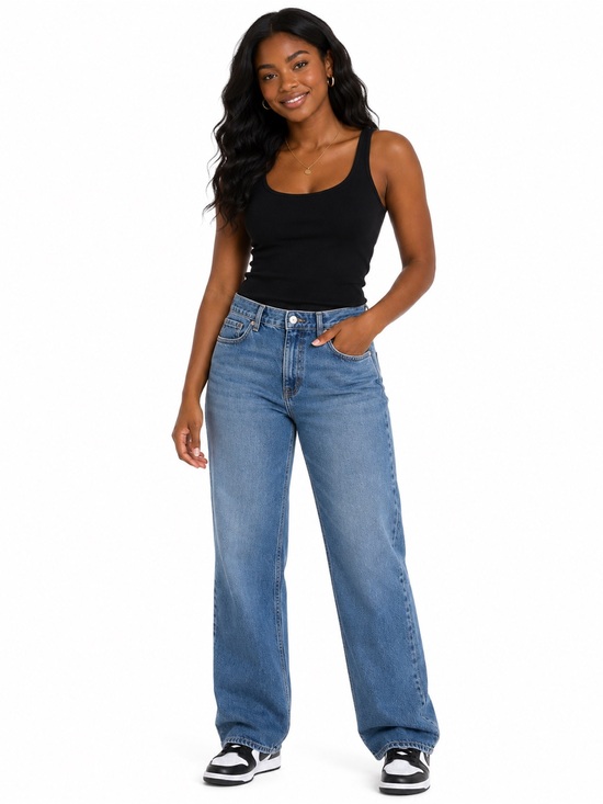 Forever 21 Denim - Forever 21 Premium Medium Wash Straight Leg Jeans – Size 29